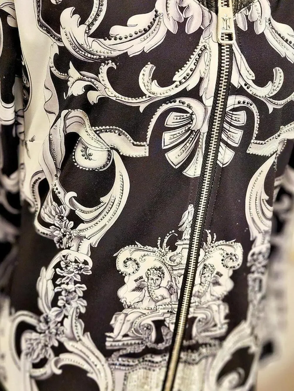 Women's Black and White Dress